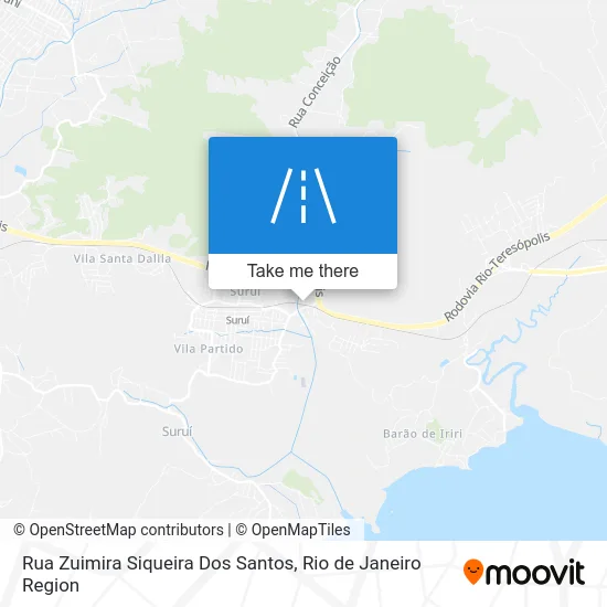 Rua Zuimira Siqueira Dos Santos map