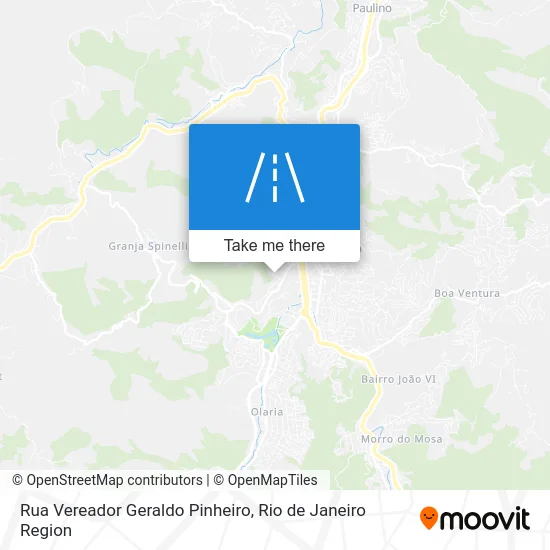 Rua Vereador Geraldo Pinheiro map