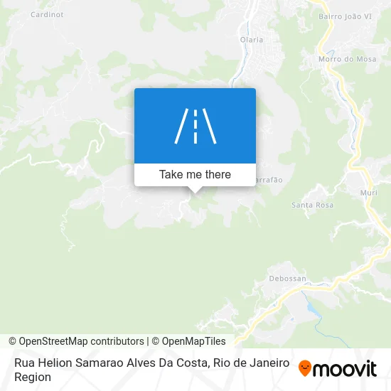 Rua Helion Samarao Alves Da Costa map