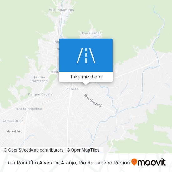 Rua Ranulfho Alves De Araujo map