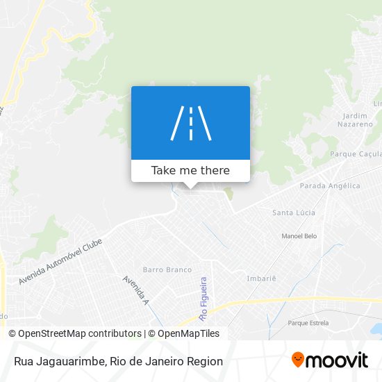 Mapa Rua Jagauarimbe