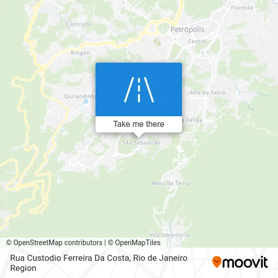 Rua Custodio Ferreira Da Costa map