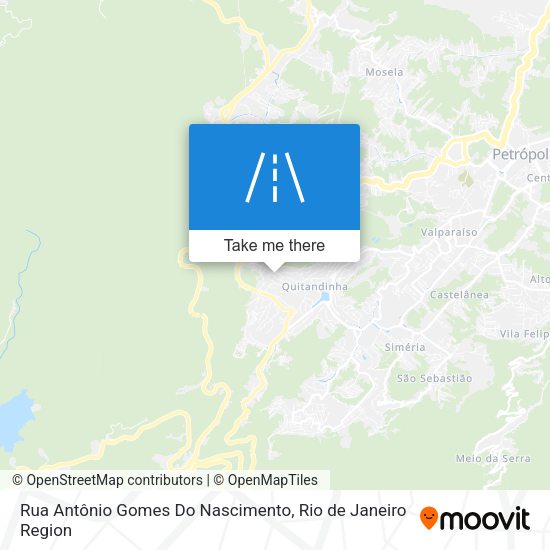 Rua Antônio Gomes Do Nascimento map