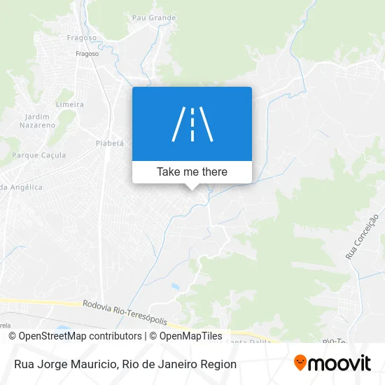 Rua Jorge Mauricio map