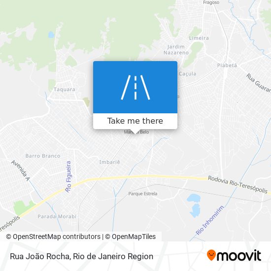 Mapa Rua João Rocha