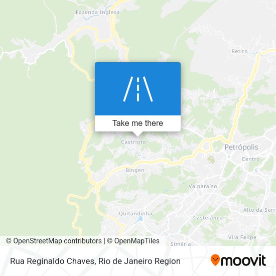 Rua Reginaldo Chaves map