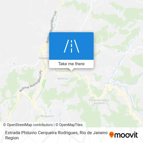 Estrada Philuvio Cerqueira Rodrigues map