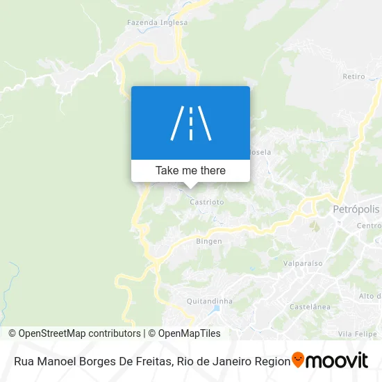 Rua Manoel Borges De Freitas map