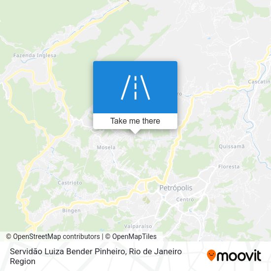 Servidão Luiza Bender Pinheiro map