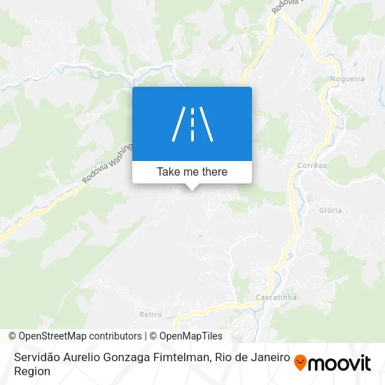 Servidão Aurelio Gonzaga Fimtelman map