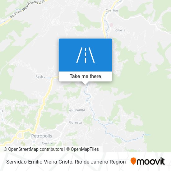 Servidão Emilio Vieira Cristo map