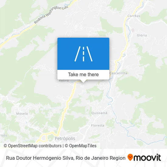 Rua Doutor Hermógenio Silva map