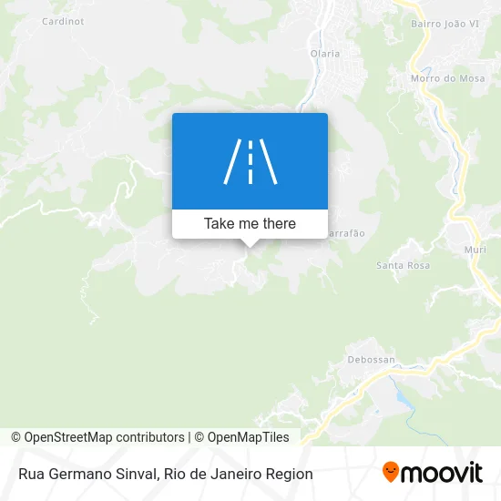 Rua Germano Sinval map