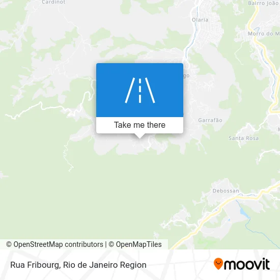 Rua Fribourg map