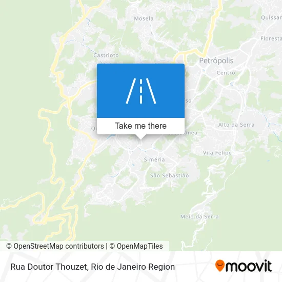 Rua Doutor Thouzet map