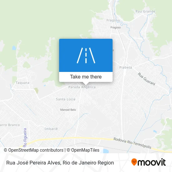 Rua José Pereira Alves map