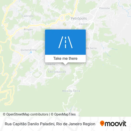 Rua Capitão Danilo Paladini map