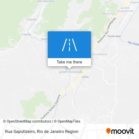 Rua Saputizeiro map