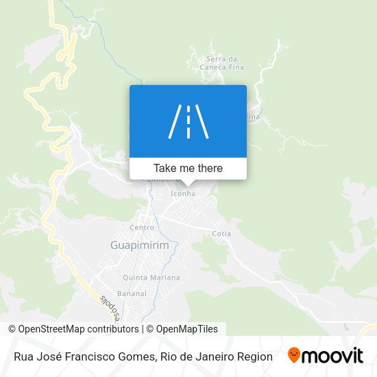 Rua José Francisco Gomes map