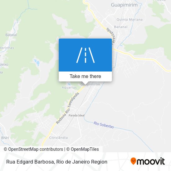 Rua Edgard Barbosa map