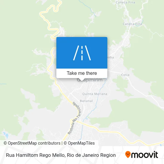 Rua Hamiltom Rego Mello map