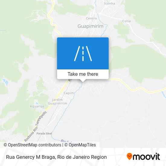 Rua Genercy M Braga map