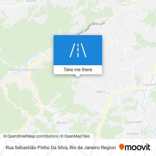 Mapa Rua Sebastião Pinho Da Silva