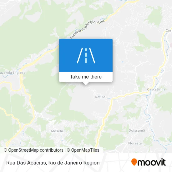 Rua Das Acacias map