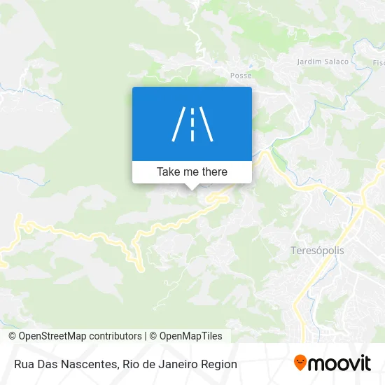 Rua Das Nascentes map