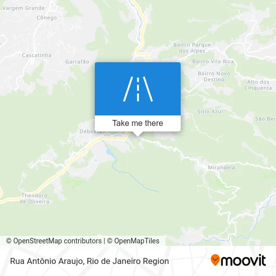 Rua Antônio Araujo map