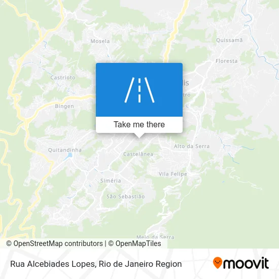 Rua Alcebiades Lopes map