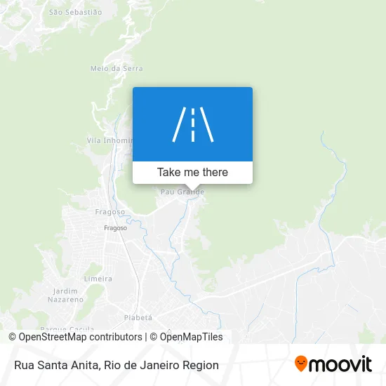 Rua Santa Anita map