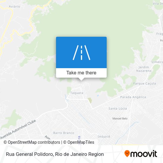 Rua General Polidoro map