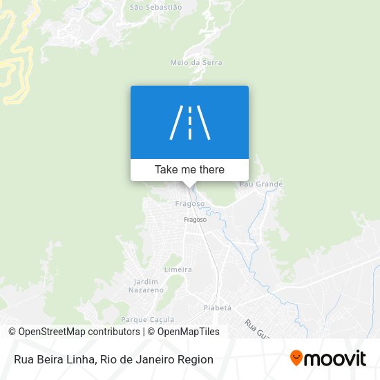 Rua Beira Linha map