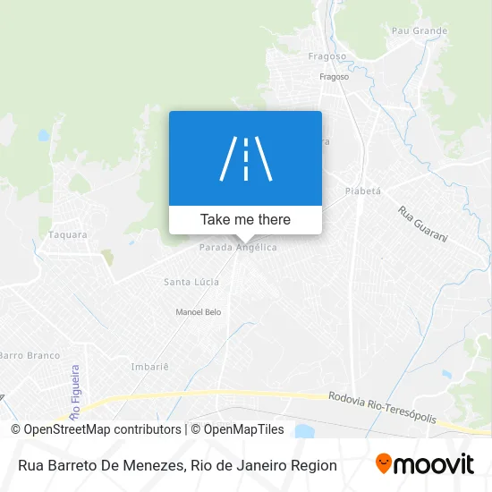 Rua Barreto De Menezes map