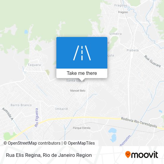 Rua Elis Regina map