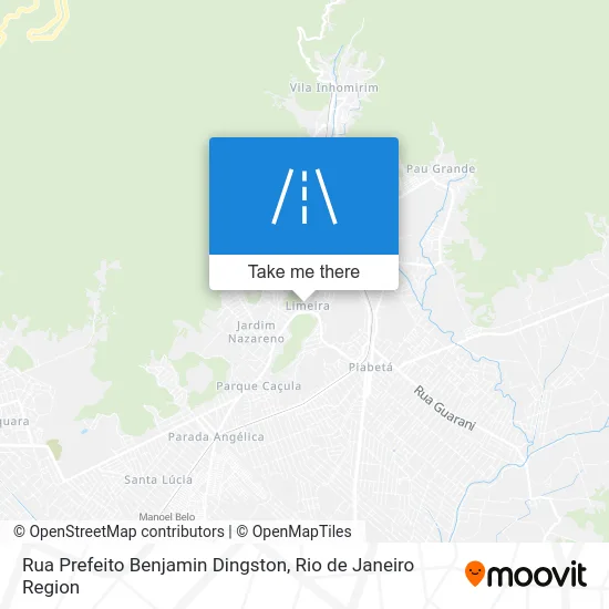 Rua Prefeito Benjamin Dingston map