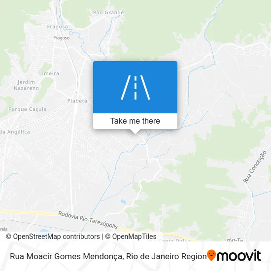 Rua Moacir Gomes Mendonça map