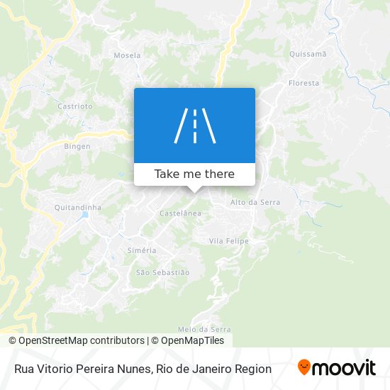 Mapa Rua Vitorio Pereira Nunes