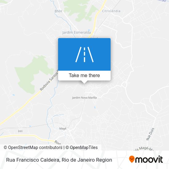 Rua Francisco Caldeira map