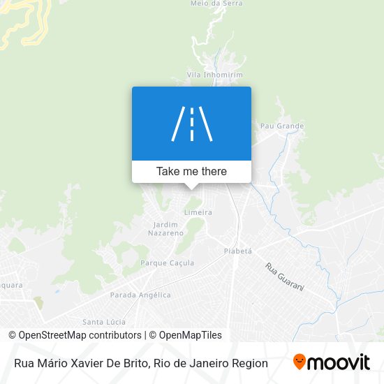 Rua Mário Xavier De Brito map