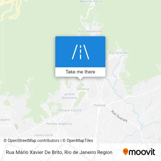 Rua Mário Xavier De Brito map