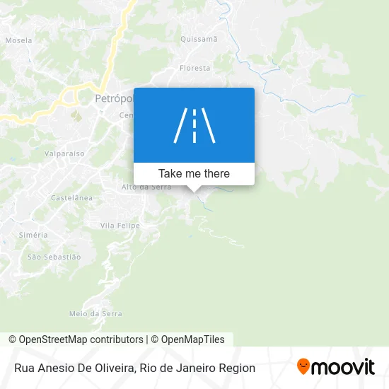 Rua Anesio De Oliveira map