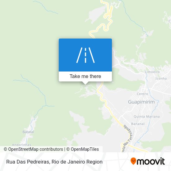 Rua Das Pedreiras map