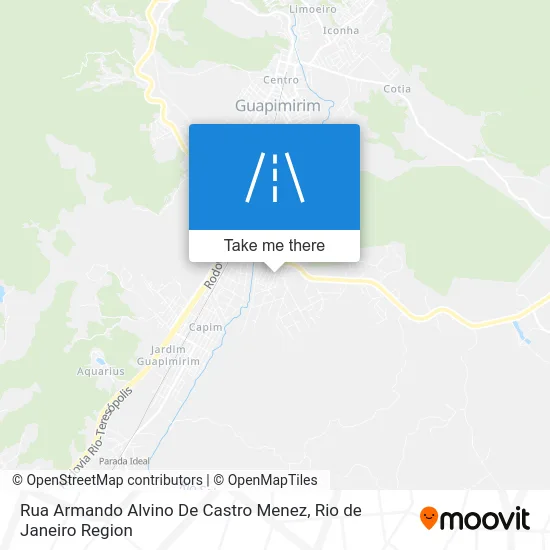 Rua Armando Alvino De Castro Menez map