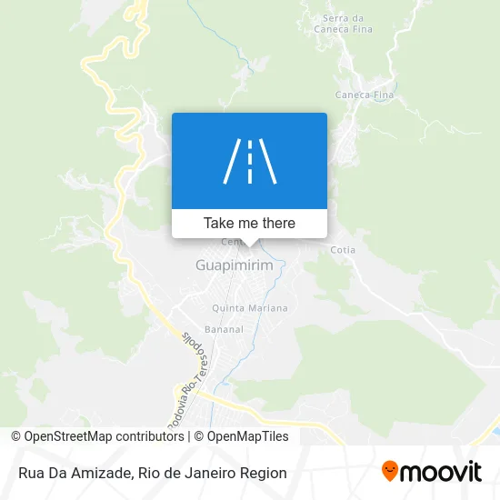 Rua Da Amizade map