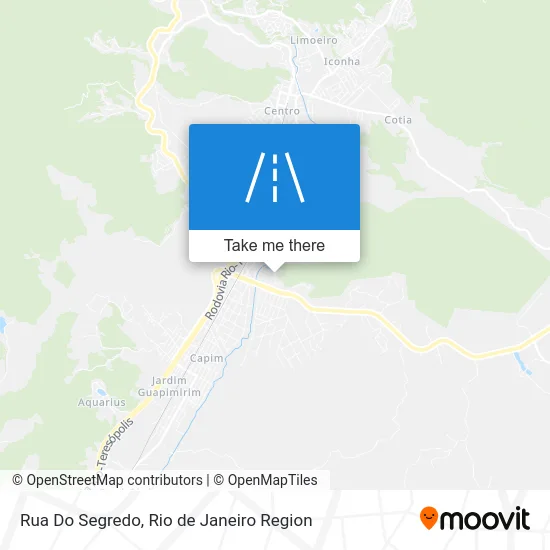 Rua Do Segredo map