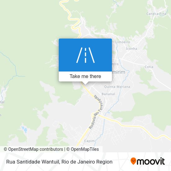 Rua Santidade Wantuil map