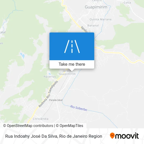 Rua Indoahy José Da Silva map