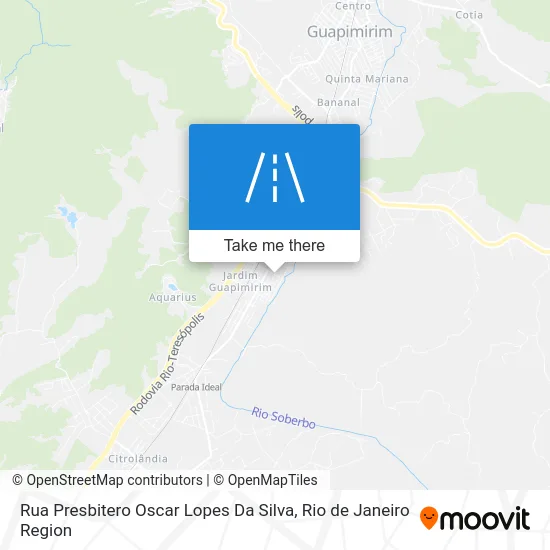 Rua Presbitero Oscar Lopes Da Silva map